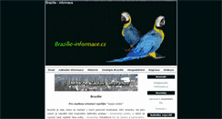 Desktop Screenshot of brazilie-informace.cz