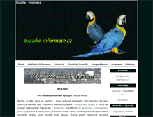 Tablet Screenshot of brazilie-informace.cz